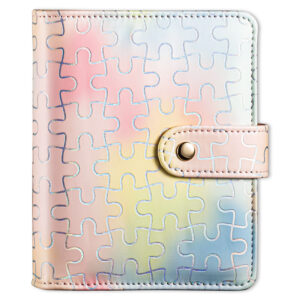 Mini colorful puzzle binder